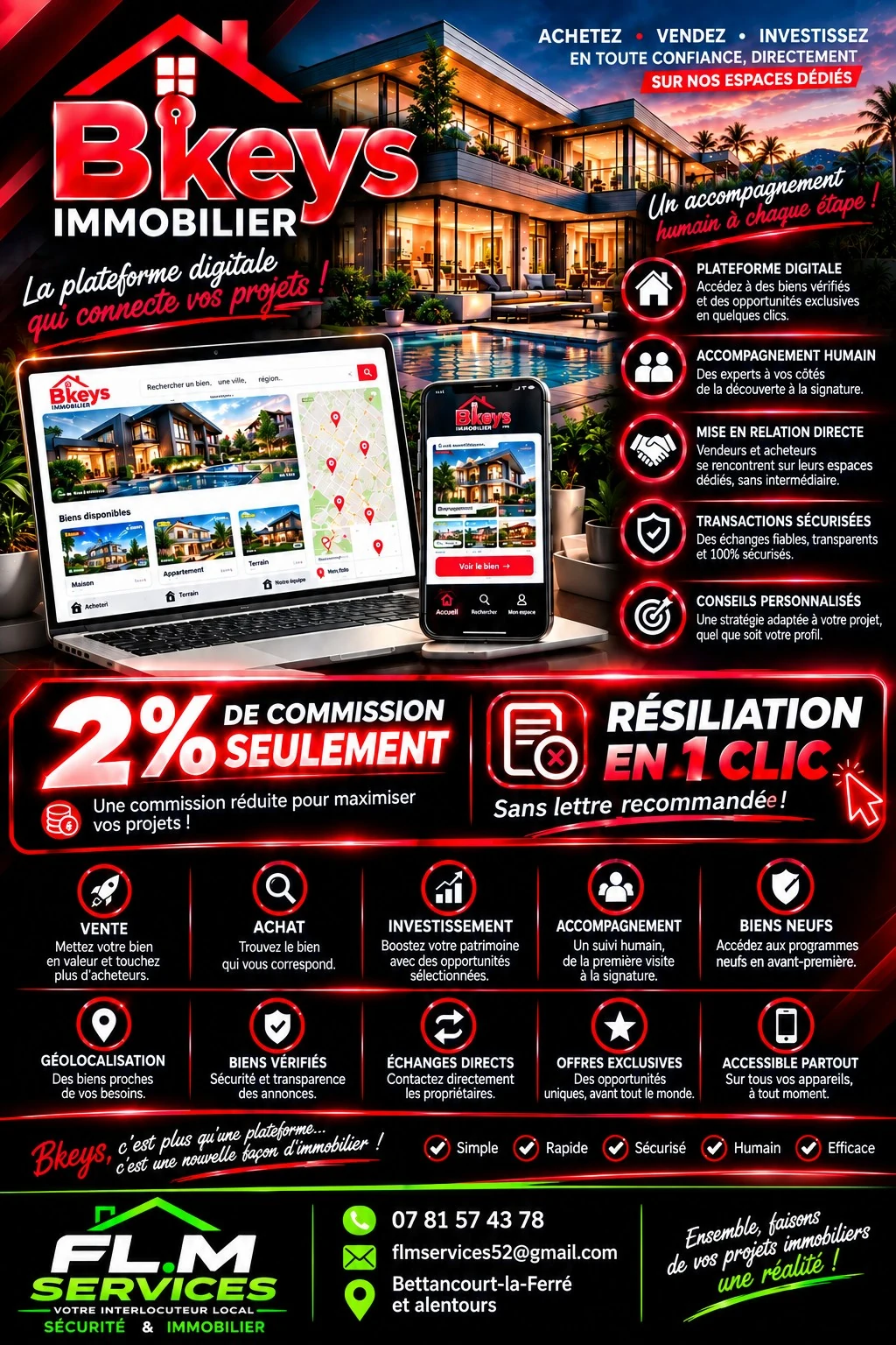 BKEYS Immobilier : accompagnement immobilier et projet de vente