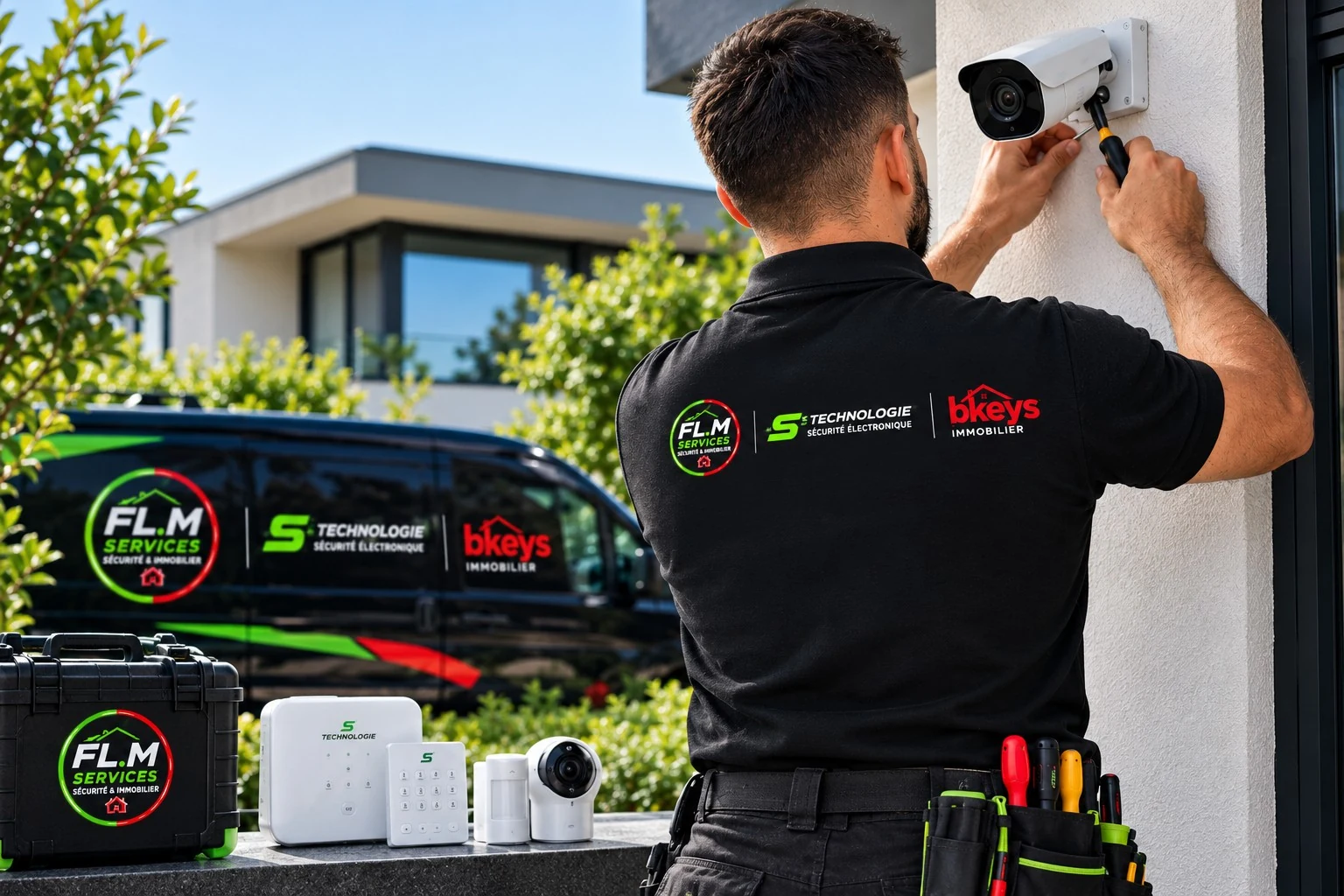 S TECHNOLOGIE : installation d’une caméra de surveillance par un professionnel